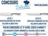 Jeu-Concours : Gagnez 2 Couteaux de Cuisine Professionnels Villeroy and Boch