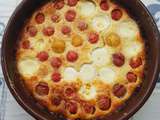 Clafoutis mozzarella et tomates cerises