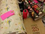 Atelier emballage #cadeaux
 de #Noël avec les jolis papiers et fournitures #mysweetboutik