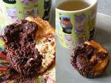 Muffin vegan chocolat noir-patate douce pour ne pas oublier d'avoir la patate