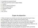 Galettes de pommes de terre et saumon fumé
