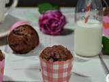 Muffins red velvet – betterave, chocolat, noisette