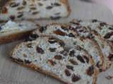 Pain aux flocons d’avoine et raisins secs