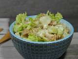 Salade détox orge chou chinois concombre thon