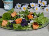 Salade saumon vitelotte