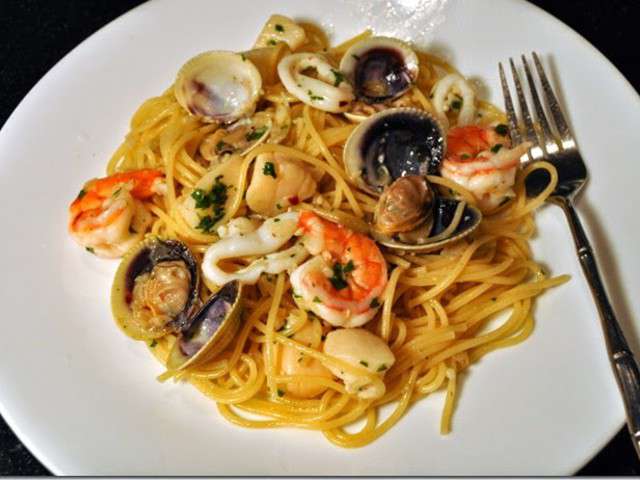 Recettes De Spaghetti Et Fruits De Mer