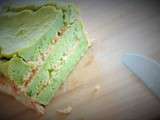 Cake petit pois et crème de carotte épicée