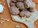 Cookies cabra i pinyons (cookies chèvre pignons)