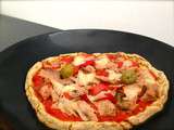 Pizza maison sans gluten : pâte riz & sarrasin sans levée