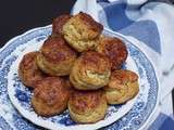 Biscuits salés : Scones aux oignons et vieux gouda