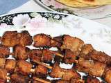 « Porc tikka » (Brochettes de porc aux épices à l’indienne)