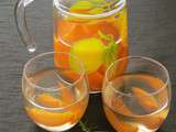 Détox water aux abricots et romarin