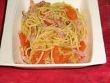 Spaghetti au chou chinois