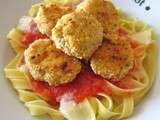 Boulettes de poulet et tomates
