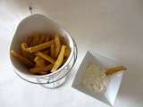 Brindilles de patate douce et sa sauce légère