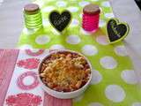Crumble rhubarbe fraise