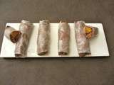 Rouleau de printemps aux clémentines et chocolat