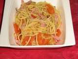 Spaghetti au chou chinois
