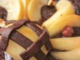 Tarte poires chocolat