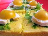 Toasts poulet curry