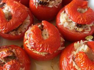 Tomates farcies au riz