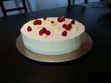 Entremet glacé framboise citron coco