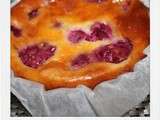 Tarte à la ricotta et aux framboises
