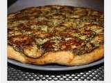 Tarte tatin de courgettes au chèvre et pesto