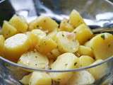 Menu 179 : salade de pommes de terre tout ce qu'il ya de simple, et de bon