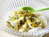 Menu 397 : Détox de l'entre-deux fêtes : yaourt aux fruits de la passion et banane