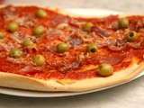Menu 540 : pizza au jambon de parme et parmesan