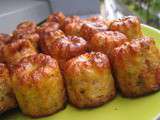 Bouchées apéritives Dukan au thon et à la moutarde à l'ancienne (pp,pl,...)