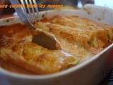 Cannellonis au poulet, courgettes et estragon