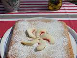 Gâteau polenta aux nectarines et Marsala