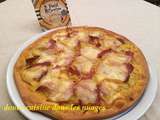 Pizza au chou-fleur et fromage  Petit Breton 
