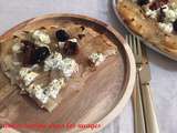 Pizza blanche aux oignons de Roscoff et ricotta