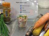 Tagliatelles de carottes multicolores et croquettes de panais-carottes pour la Banque Alimentaire