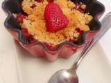 Douceur & Gourmandise – Crumble fraise-basilic