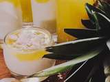 Festive : panna cotta vanille de madagascar et ananas meringuée