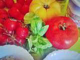 Tomates Confites au Miel de Provence , Amandes et Basilic