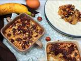 Baked oatmeal à la banane, au chocolat et aux noisettes – sans lactose