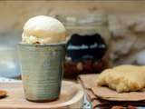 Crème glacée à l’amande inspirée de Jean Sulpice – à la sorbetière