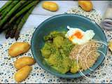 Curry vert d’asperges et pommes de terre nouvelles