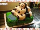Gâteau pandas :
