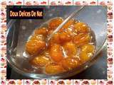 Kumquat confie rhum / vanille :