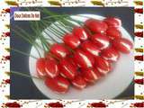 Tulipes en tomates cerises :