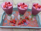 Mousse de fraises et framboises