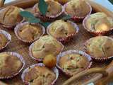 Muffins moelleux aux mirabelles et aux pistaches