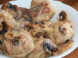 Paupiettes de veau «completement champignons»