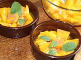 Salade fraiche mangue et citronnelle